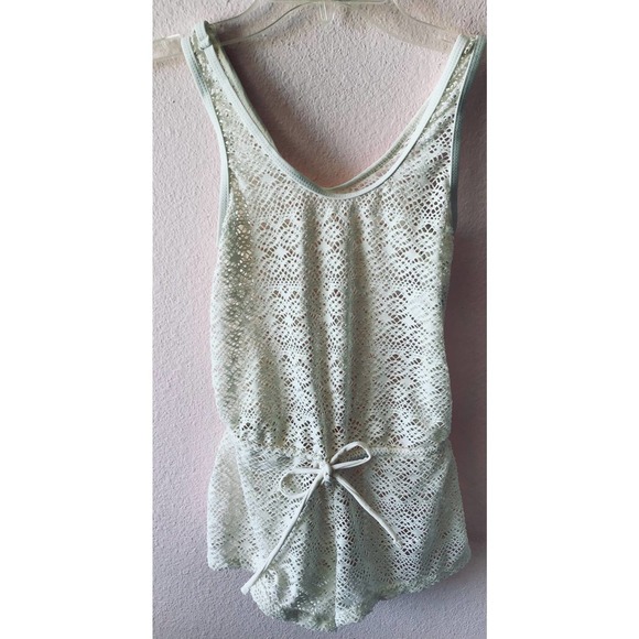 Malibu girls swim coverup romper size small - Picture 3 of 8